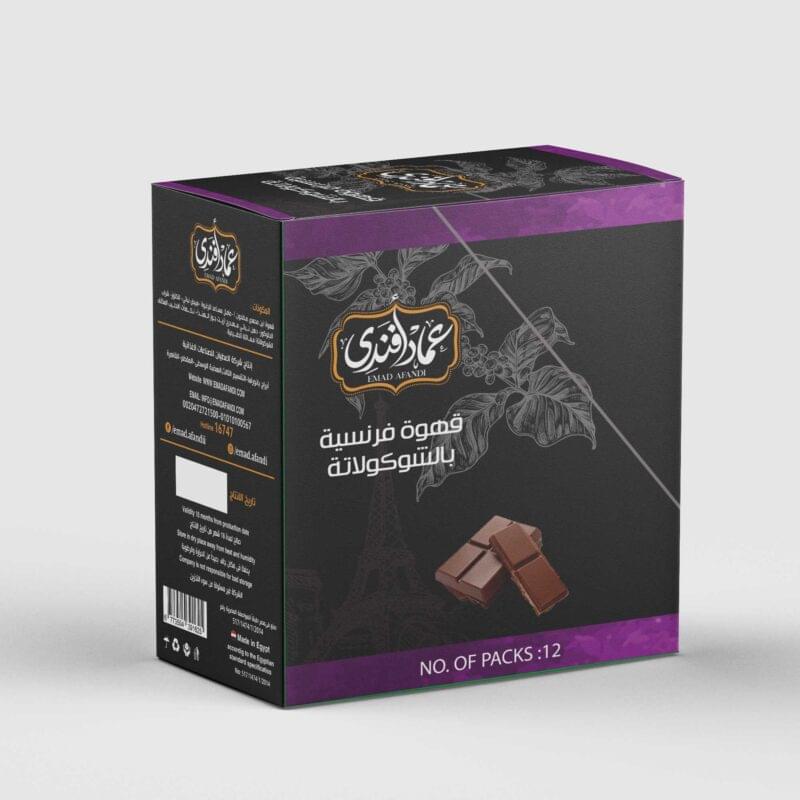 قهوه فرنسية شيكولاته 12 ساشيت
